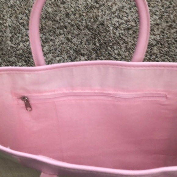 Pink and Cream Tote - Picture 3 of 3